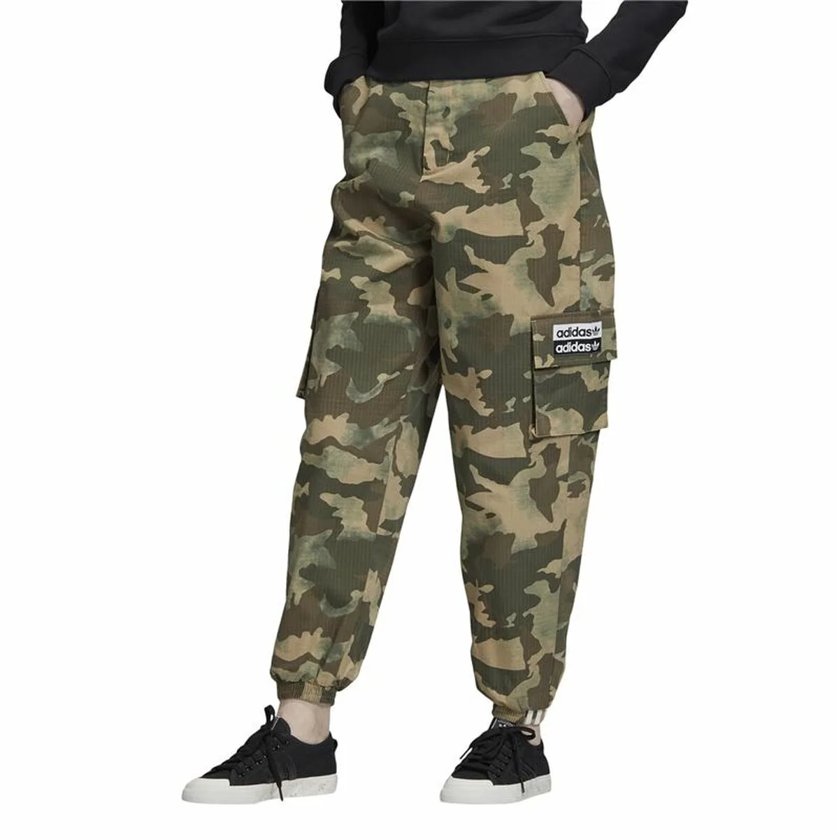 PANTALÓN DE CHÁNDAL PARA ADULTOS ADIDAS ORIGINALS CAMO MUJER VERDE OSCURO