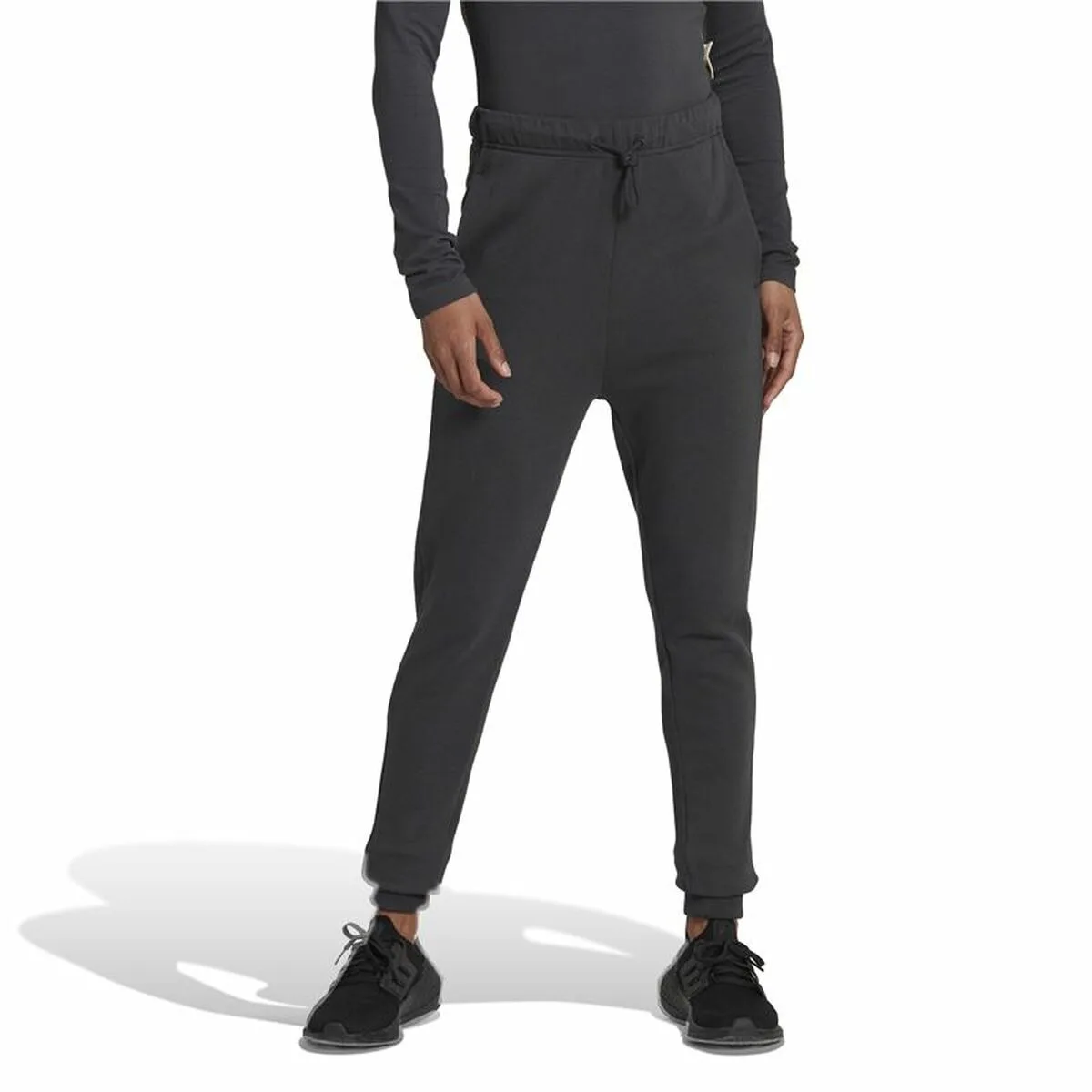 PANTALÓN DE CHÁNDAL PARA ADULTOS ADIDAS STUDIO LOUNGE NEGRO MUJER