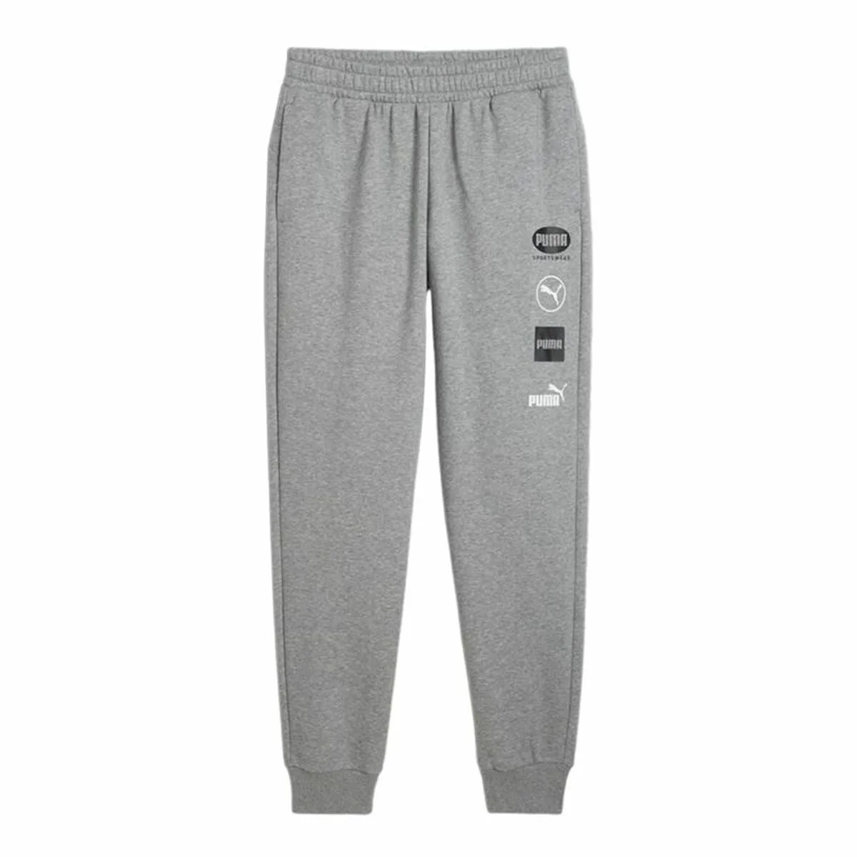PANTALÓN DE CHÁNDAL PARA ADULTOS PUMA POWER GRAPHIC SWEATPANTS GRIS HOMBRE