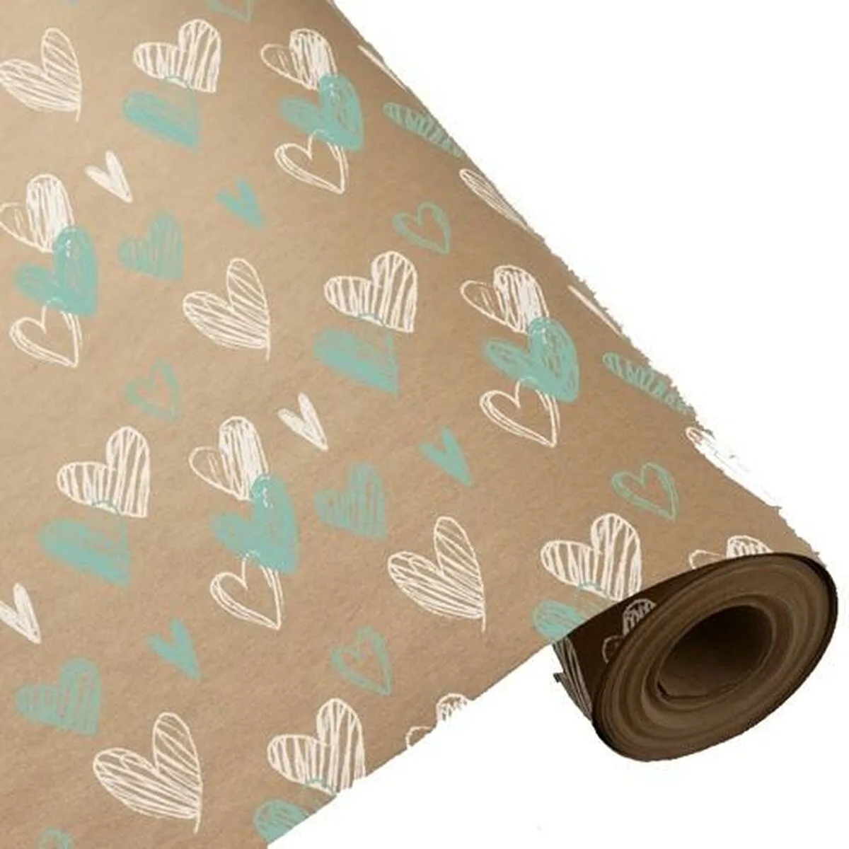 PAPEL DE REGALO WONDER WRAPPER ROLLO 70 M CORAZONES