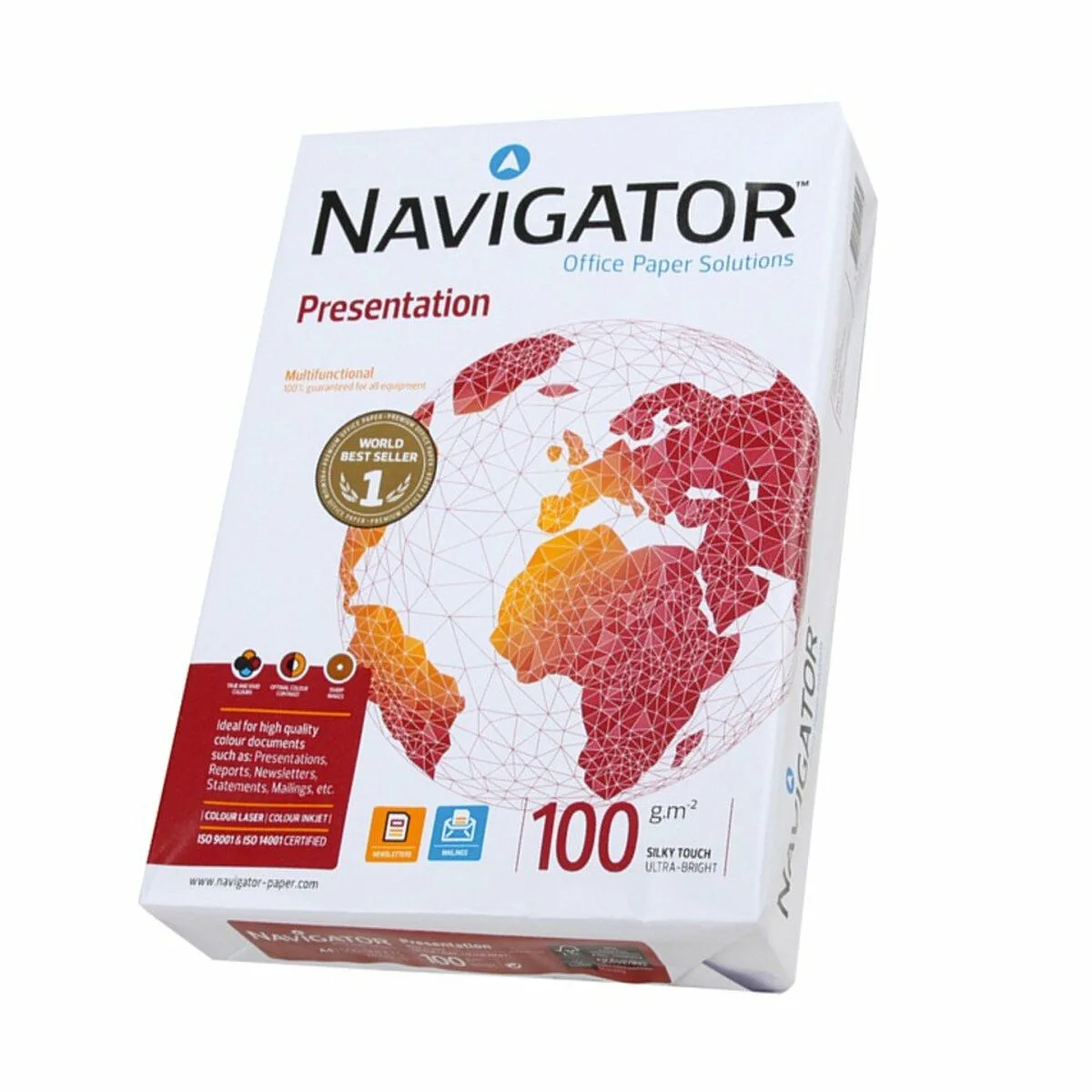 PAPEL PARA IMPRIMIR NAVIGATOR PRESENTATION BLANCO A4 5 PIEZAS