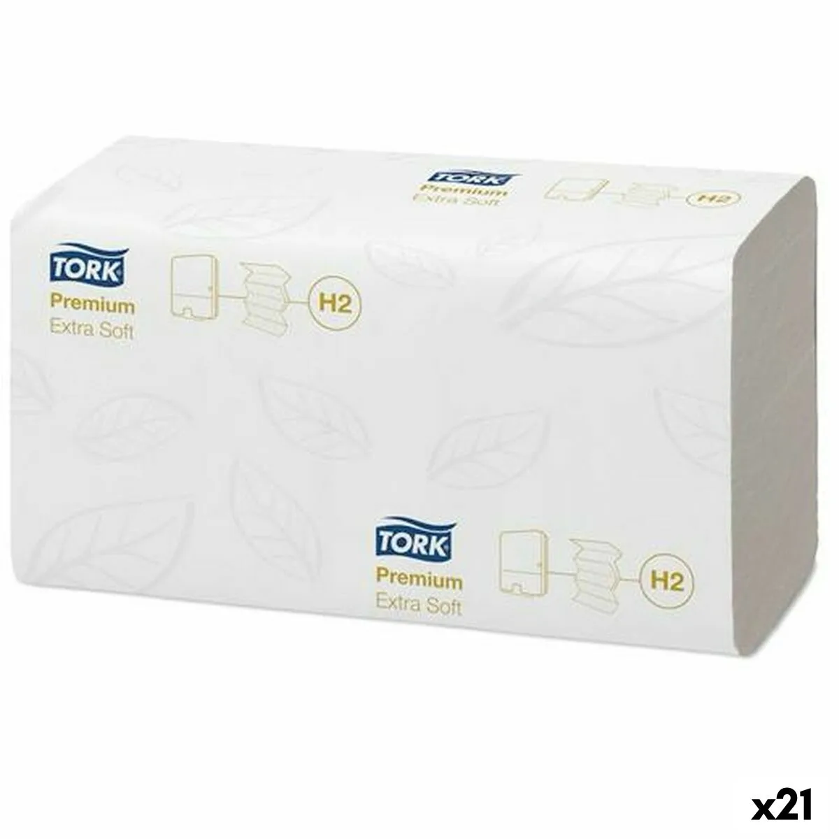 PAPEL SECAMANOS TORK PACK BLANCO (21 UNIDADES)
