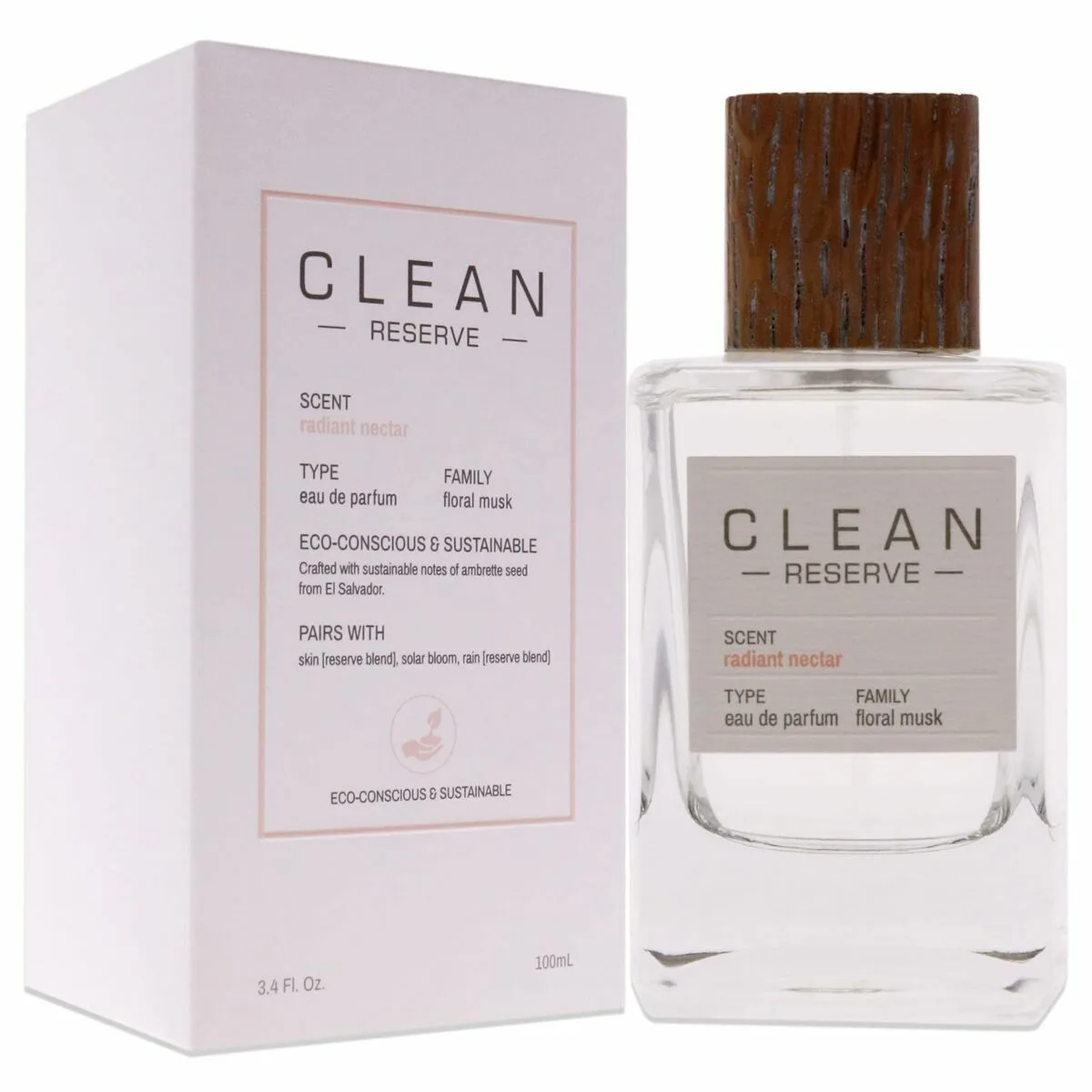 PERFUME MUJER CLEAN RADIANT NECTAR EDP 100 ML