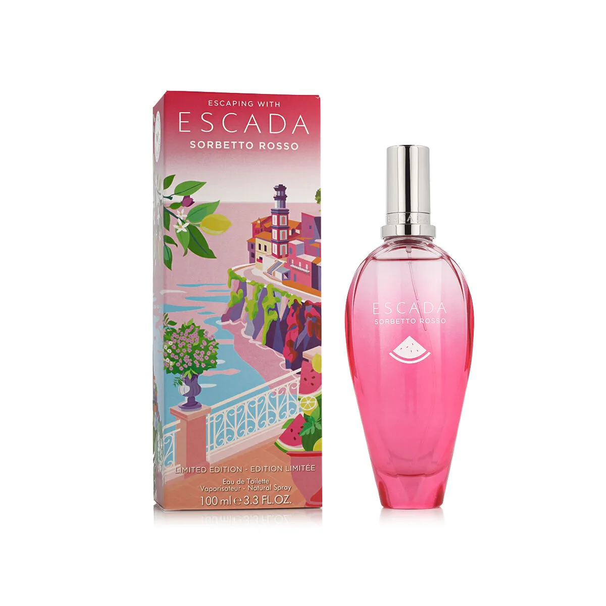 PERFUME MUJER ESCADA ESCAPING WITH ESCADA SORBETTO ROSSO EDT 100 ML