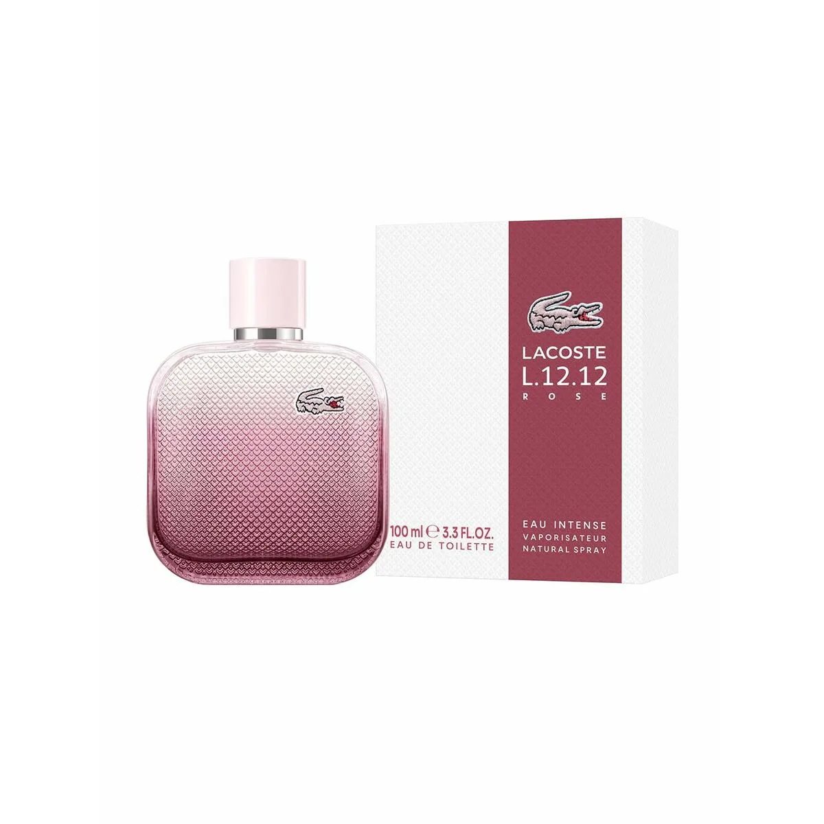 PERFUME MUJER LACOSTE EDT L.12.12 ROSE EAU INTENSE 100 ML