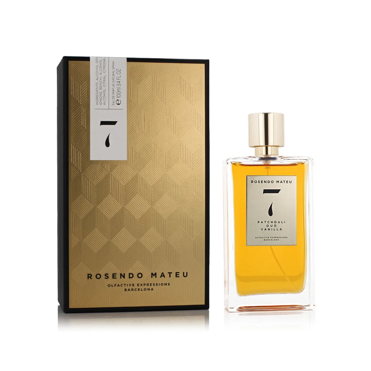 PERFUME UNISEX ROSENDO MATEU Nº 7 PATCHOULI, OUD, VANILLA EDP 100 ML