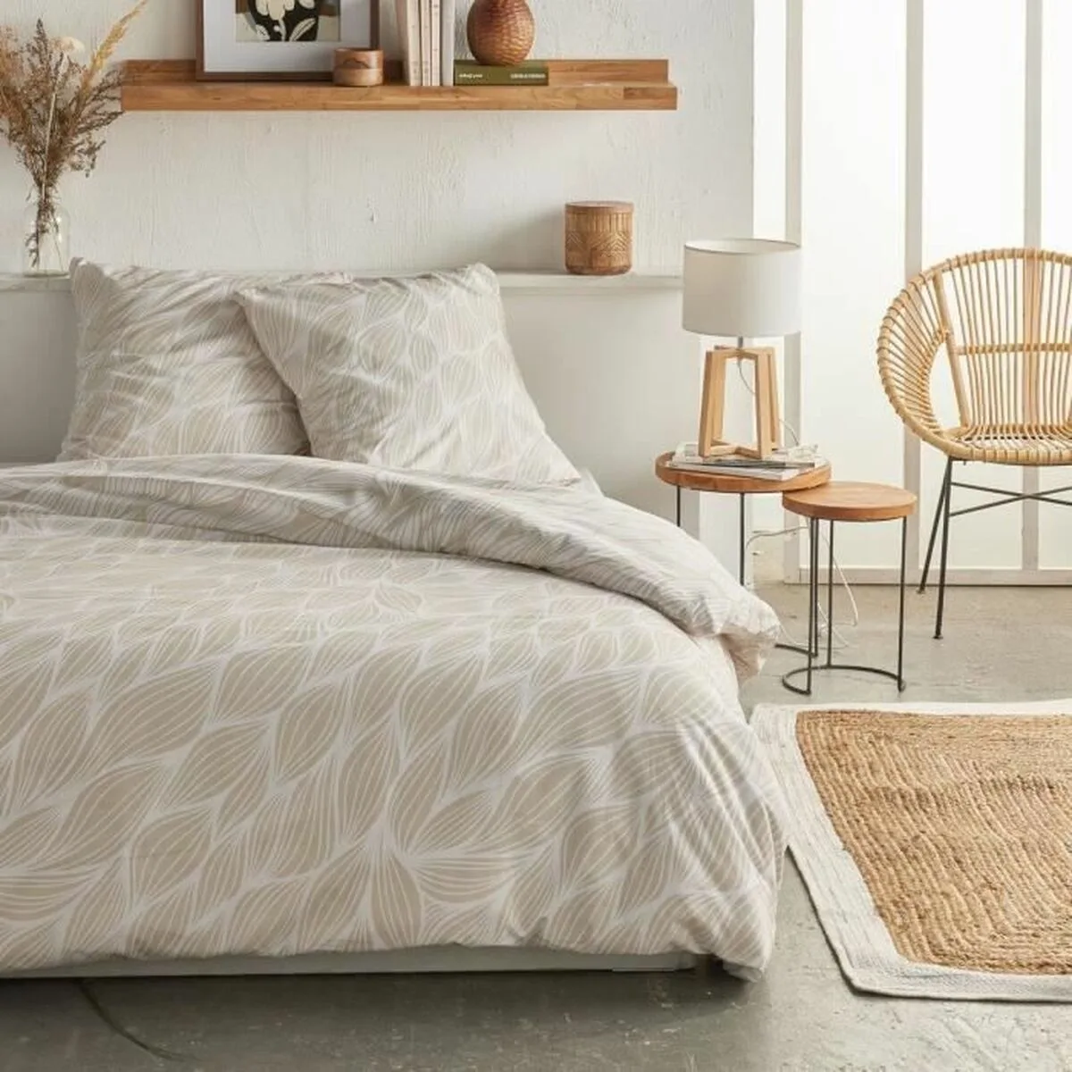 JUEGO DE FUNDA NÓRDICA TODAY BEIGE CAMA DE 200 2 PIEZAS