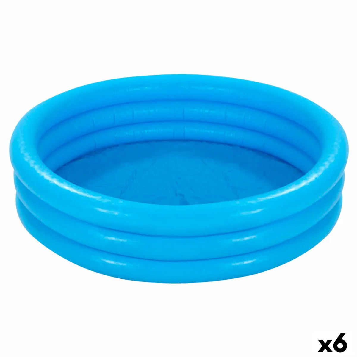 PISCINA HINCHABLE PARA NIÑOS INTEX AZUL AROS 330 L 147 X 33 CM (6 UNIDADES)