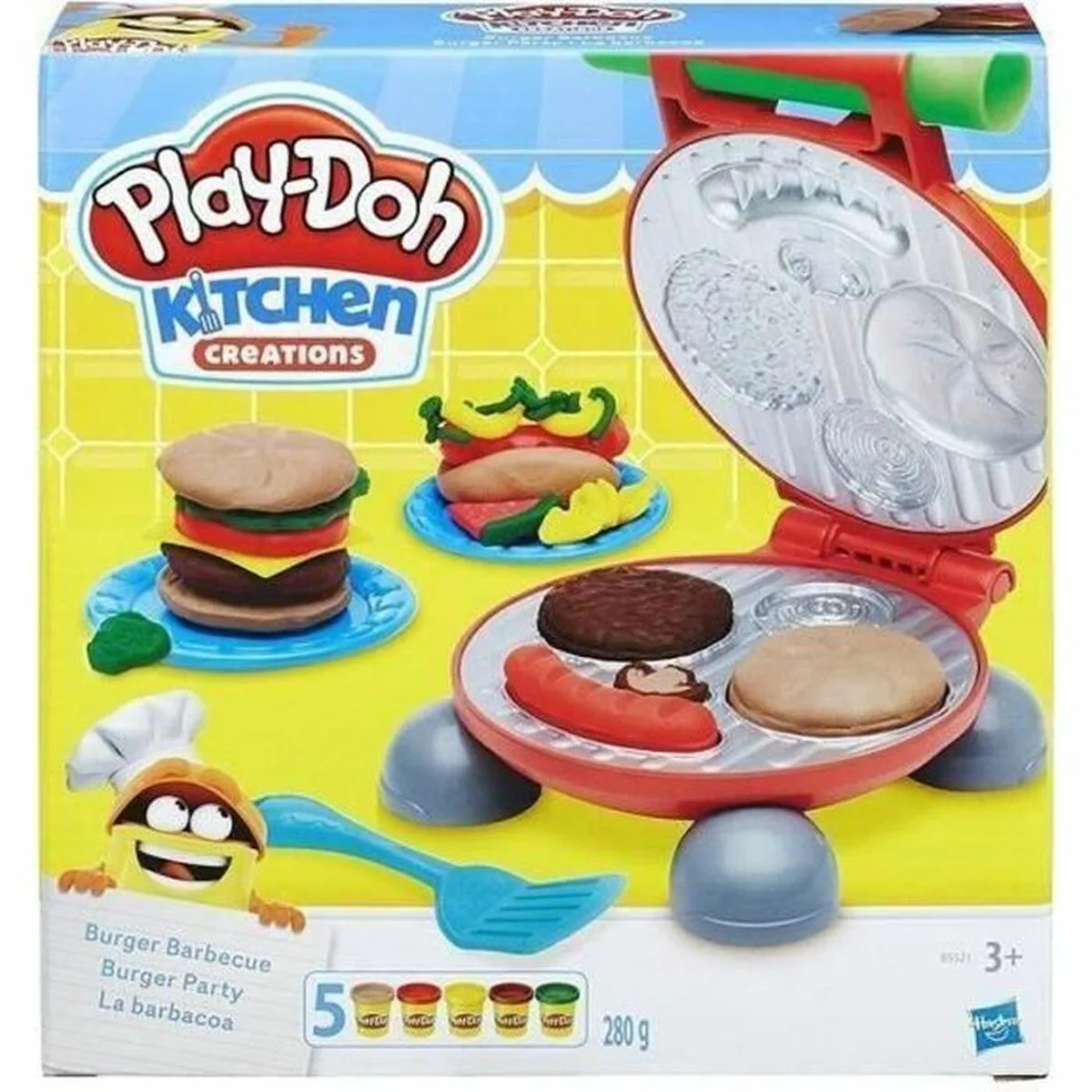 JUEGO DE PLASTILINA PLAY-DOH BURGER PARTY