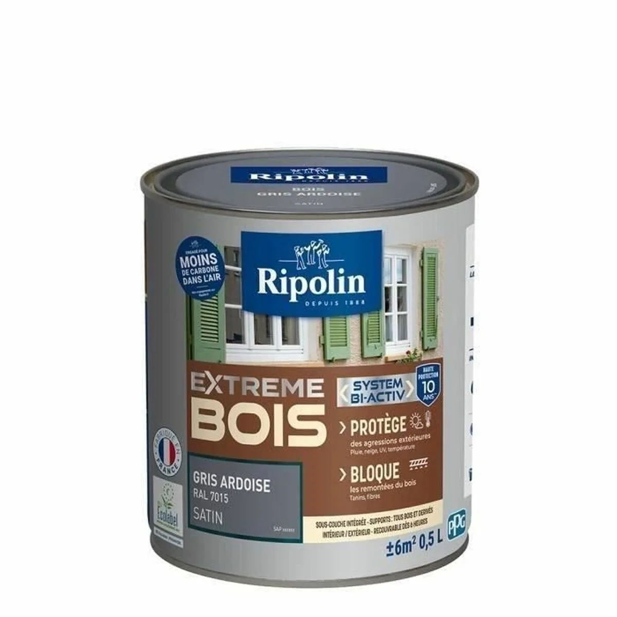 PINTURA DE IMPRIMACIÓN RIPOLIN GRIS SATINADO 500 ML
