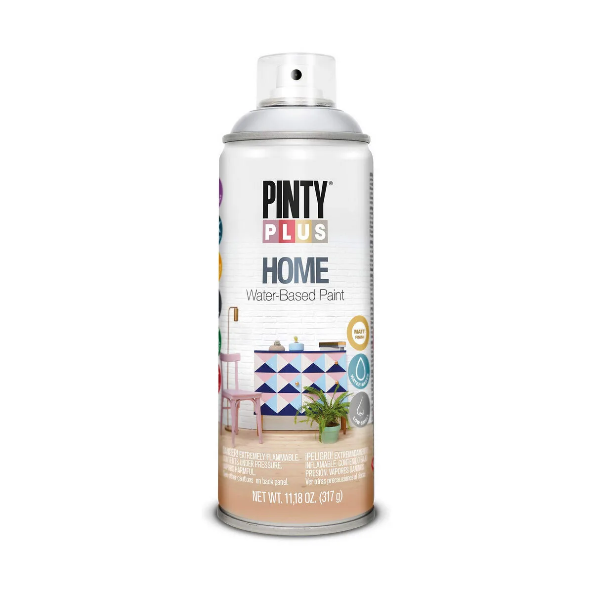 PINTURA EN SPRAY PINTYPLUS HOME HM120 400 ML FOGGY BLUE