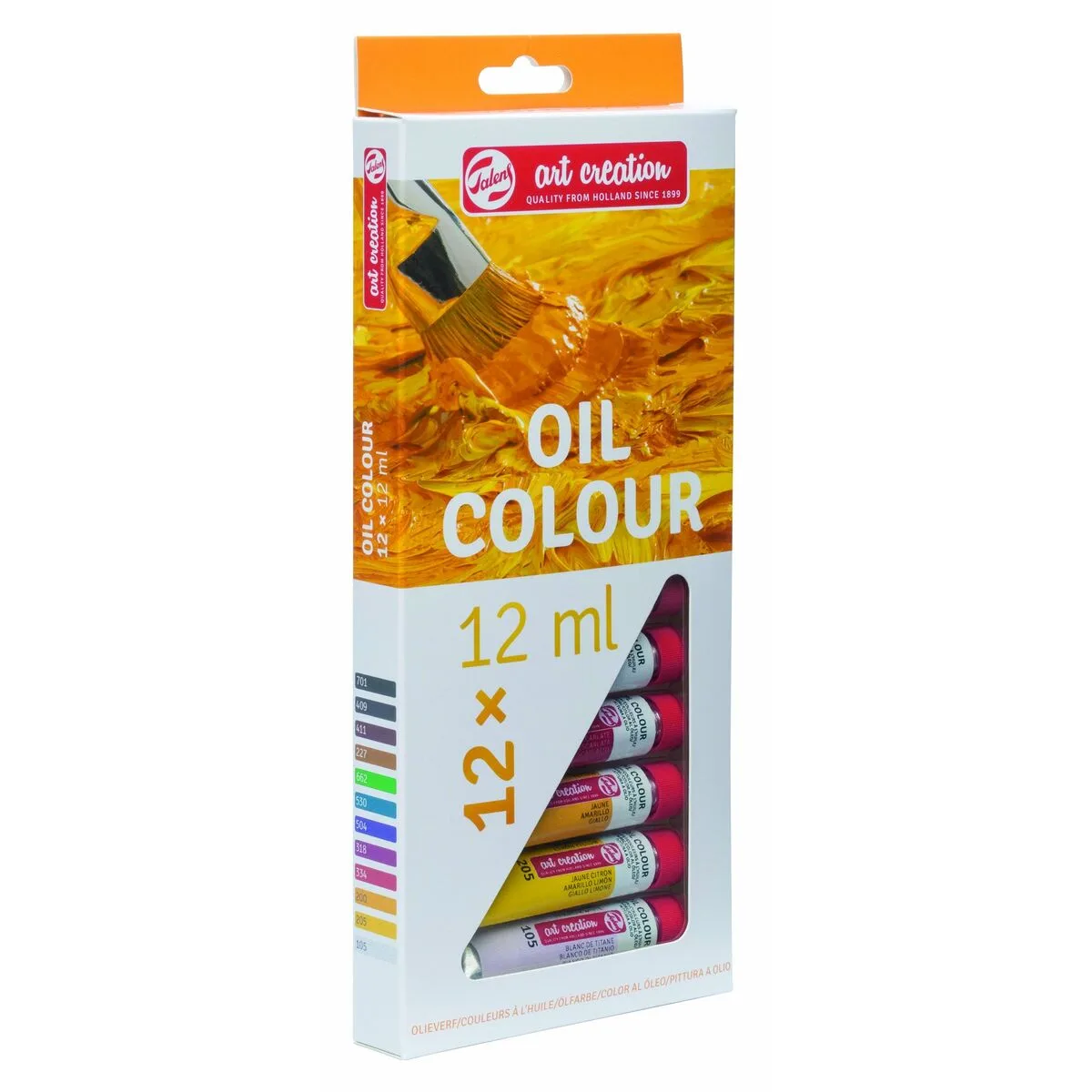 PINTURA TALENS ART CREATION MULTICOLOR 12 ML 12 PIEZAS