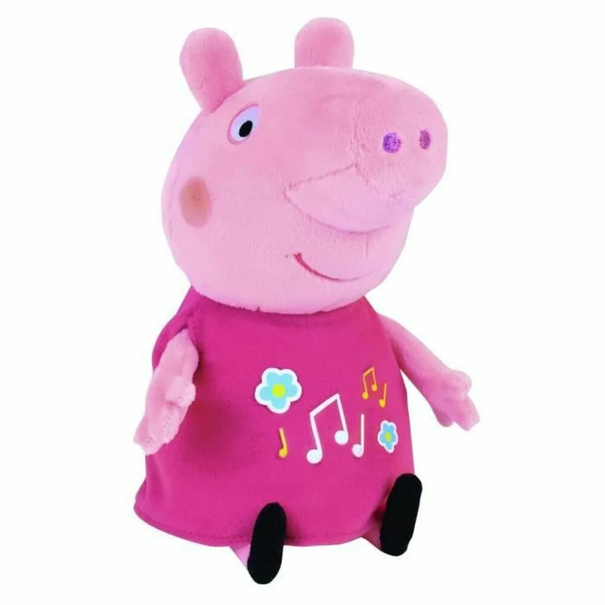 PELUCHE MUSICAL JEMINI PEPPA PIG ROSA 25 CM