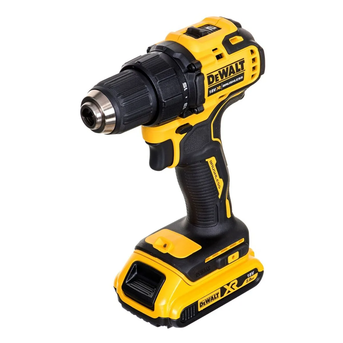 TALADRO PERCUTOR DEWALT DCD708D2T-QW 18 V 65 NM 26 NM