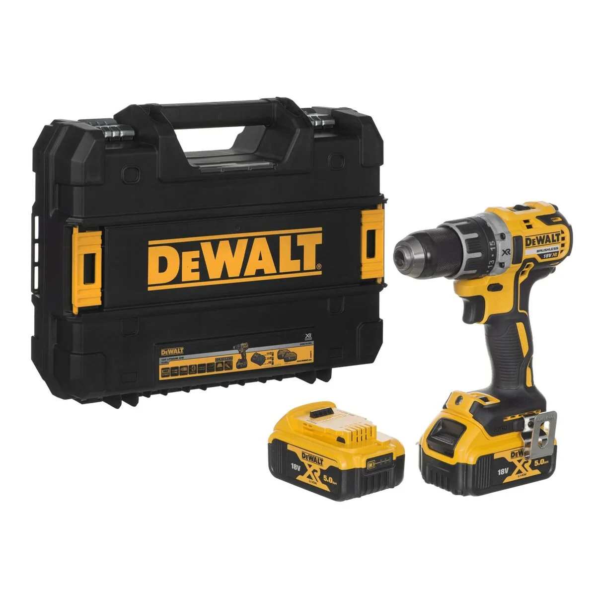 TALADRO PERCUTOR DEWALT DCD791P2-QW 18 V 70 NM 27 NM
