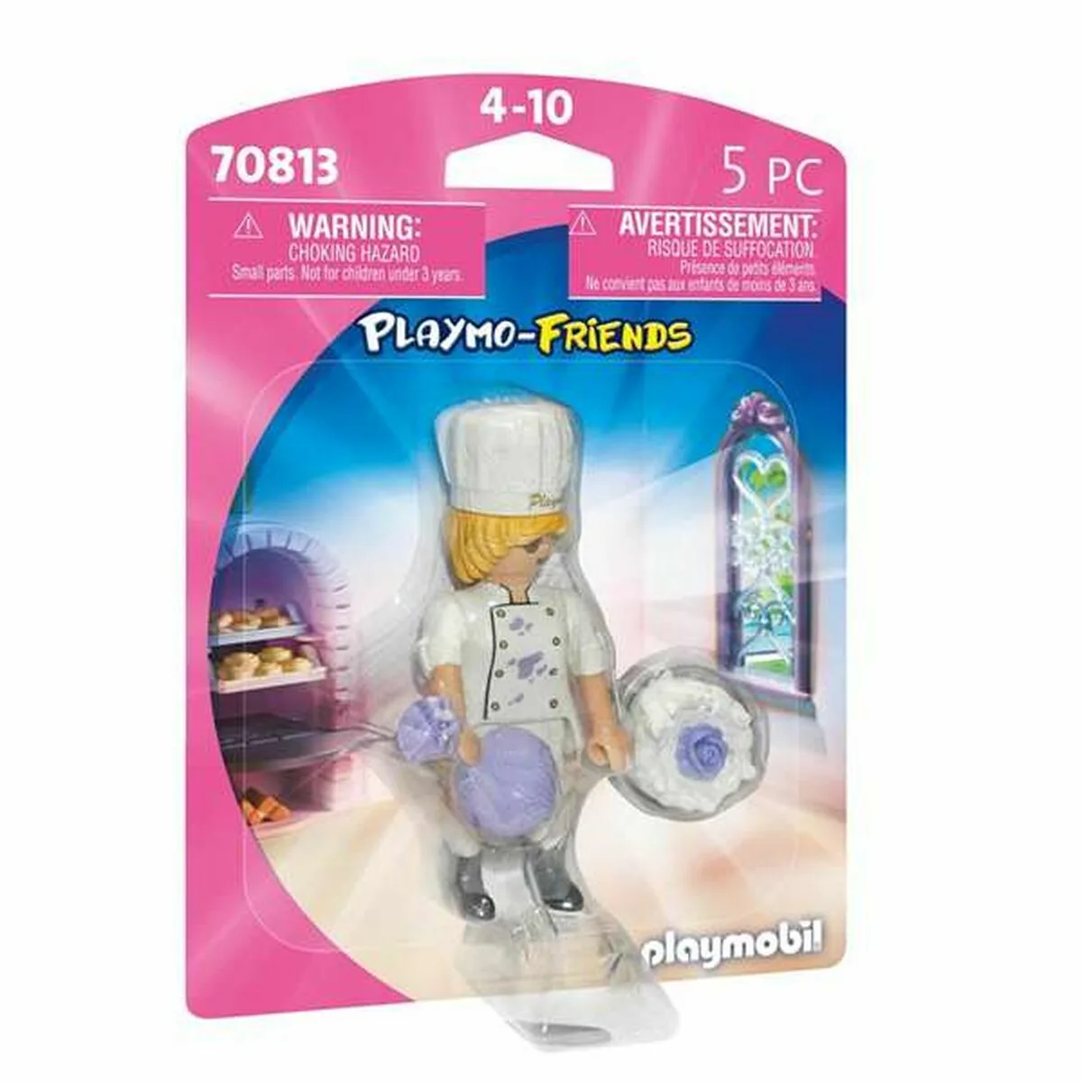 FIGURA ARTICULADA PLAYMOBIL PLAYMO-FRIENDS 70813 PASTELERA (5 PCS)