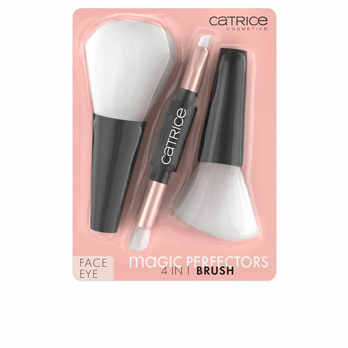 BROCHA DE MAQUILLAJE CATRICE MAGIC PERFECTORS 4 EN 1 3 PIEZAS