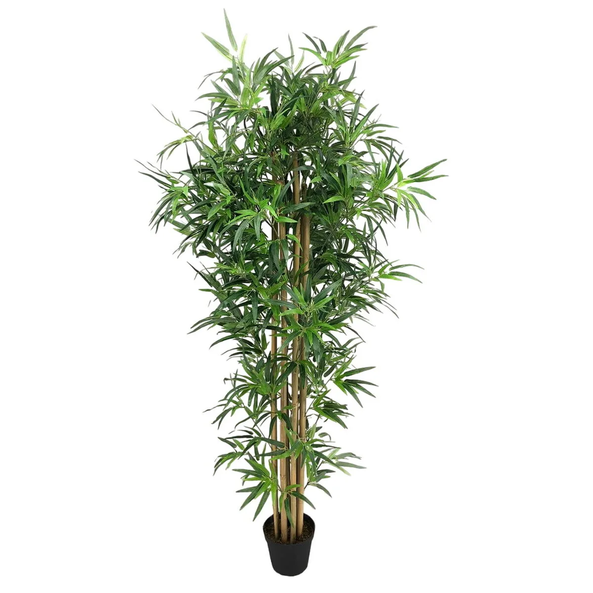 PLANTA DECORATIVA CEMENTO TEJIDO BAMBÚ 180 CM