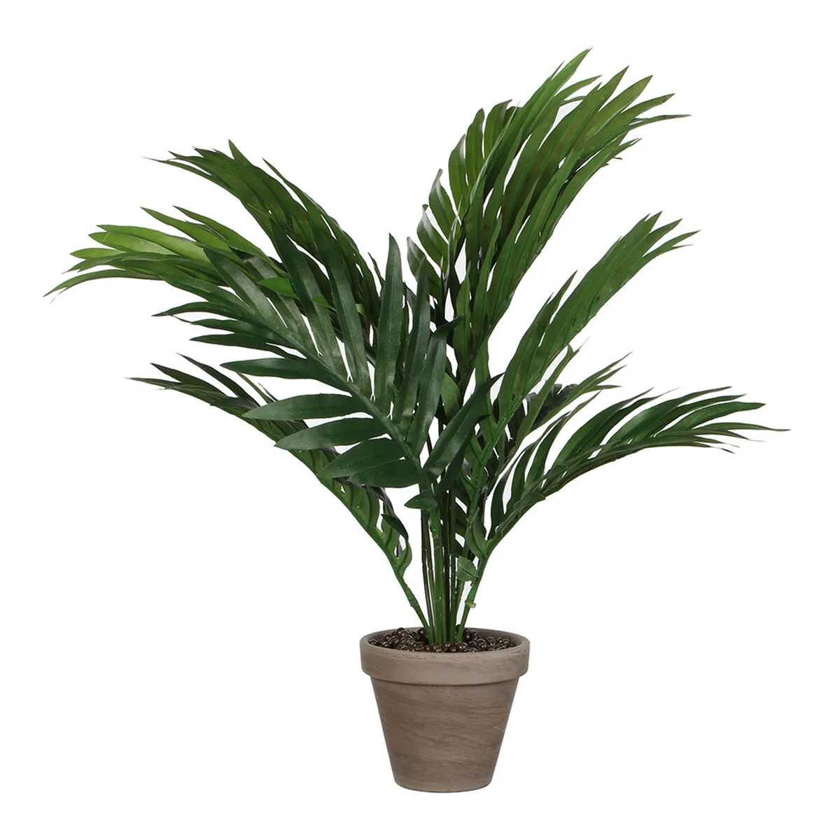 PLANTA DECORATIVA MICA DECORATIONS 45 X 60 CM CERÁMICA PVC PALMERA