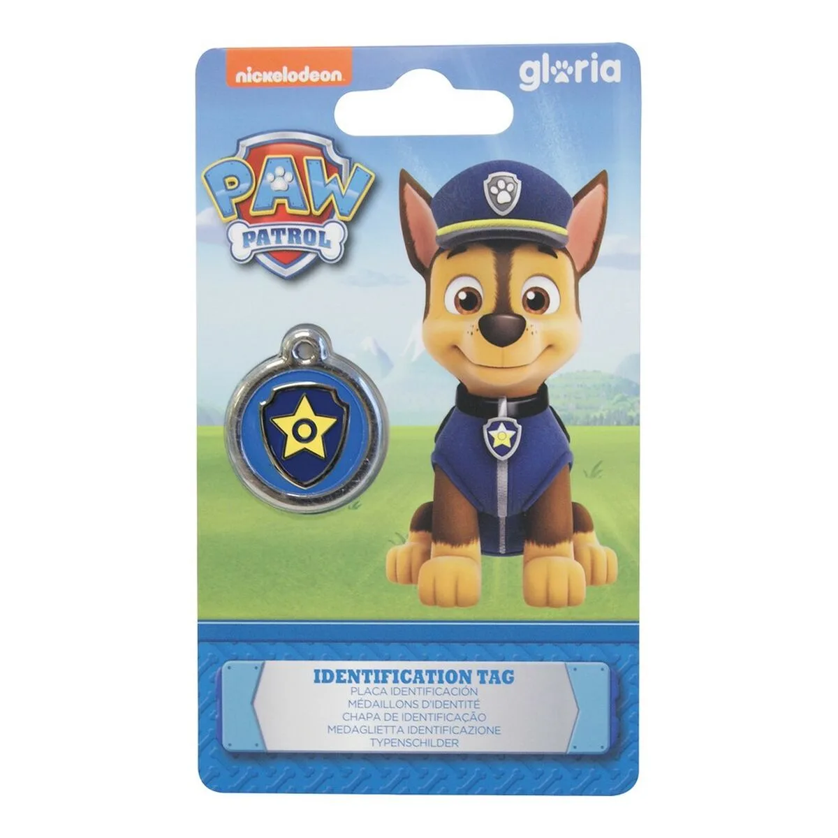 PLACA IDENTIFICATIVA PARA COLLAR THE PAW PATROL CHASE 12