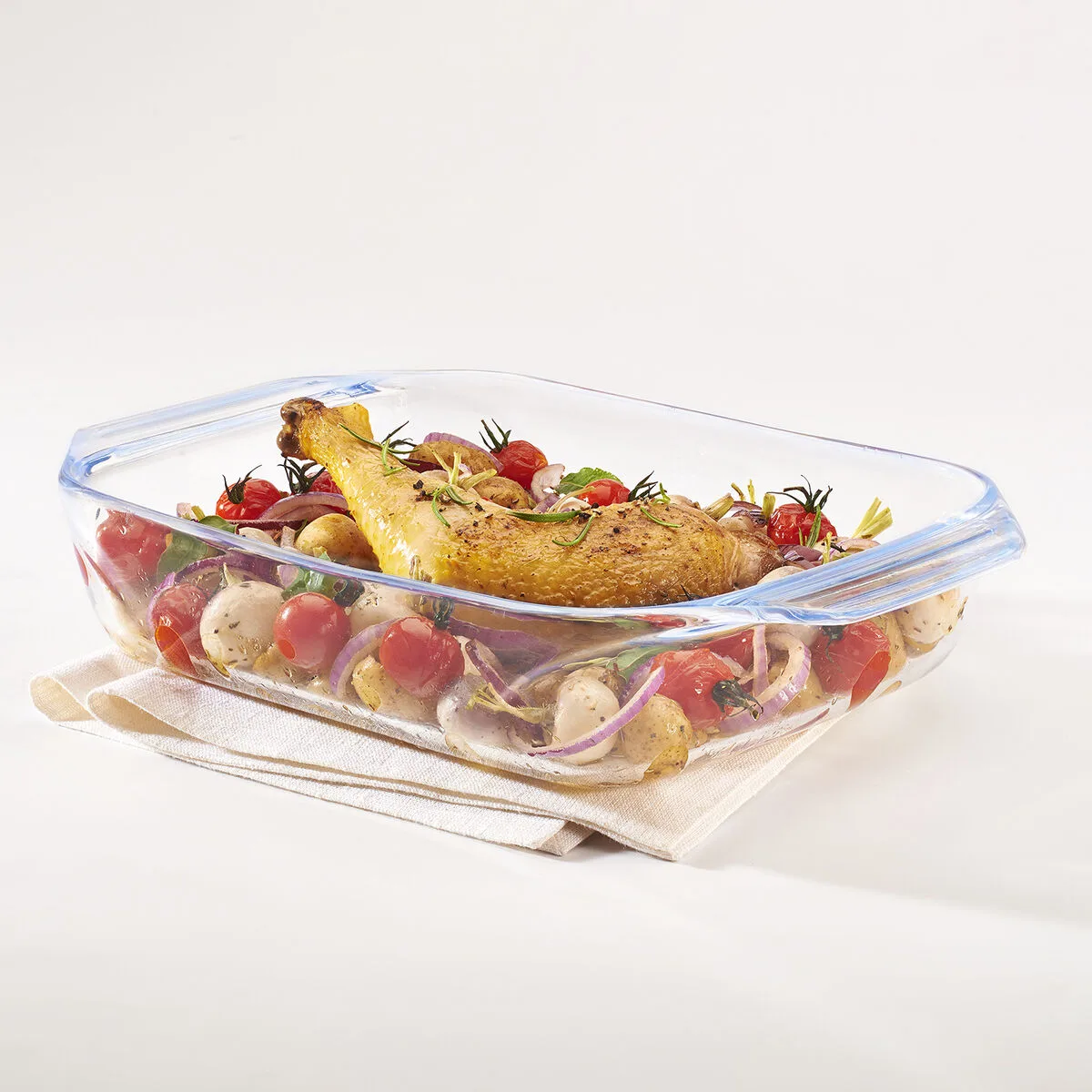 FUENTE PARA HORNO PYREX IRRESISTIBLE TRANSPARENTE VIDRIO RECTANGULAR 35 X 23,1 X 6,5 CM (6 UNIDADES)