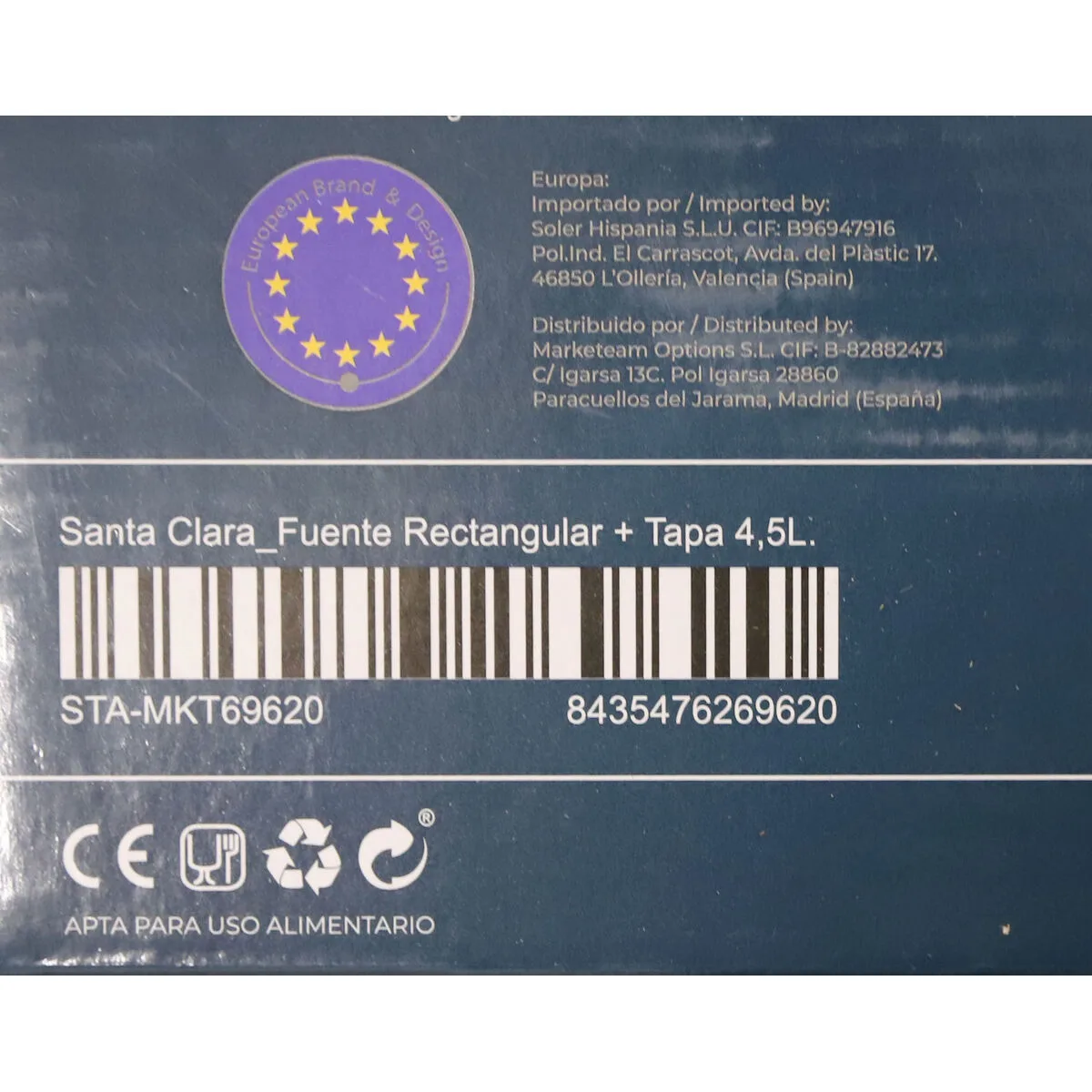 FUENTE PARA HORNO SANTA CLARA VIDRIO DE BOROSILICATO RECTANGULAR 33 X 20 X 13 CM (2 UNIDADES)