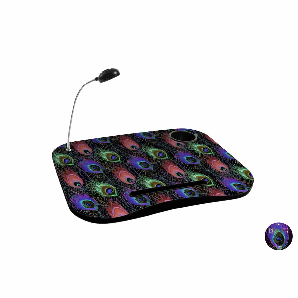 BANDEJA DKD HOME DECOR 8424001892549 48 X 38 X 7 CM NEGRO MULTICOLOR PVC