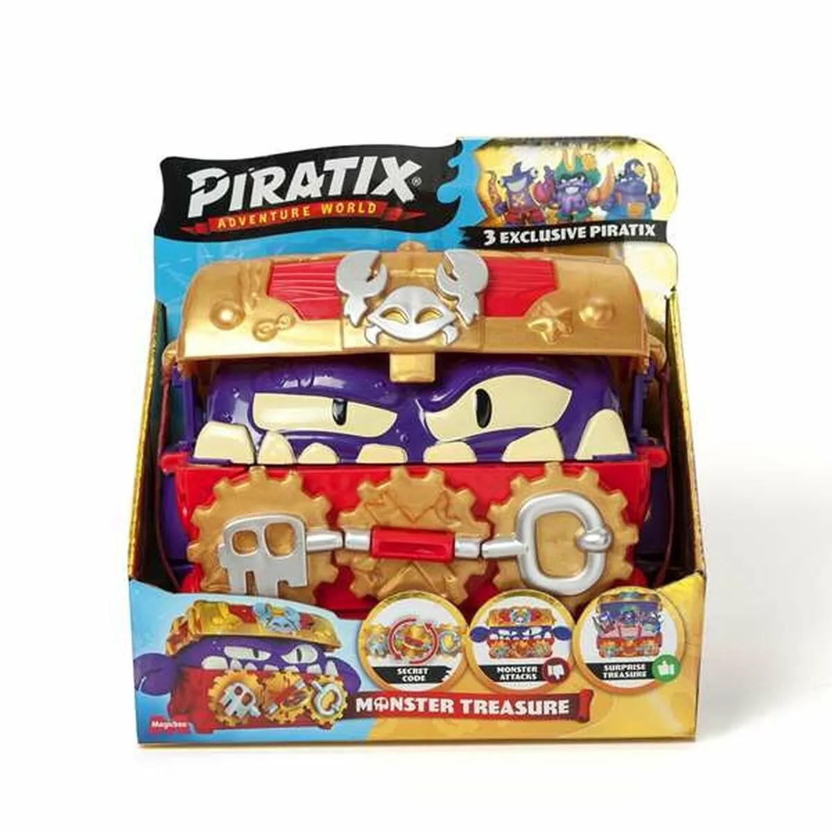 PLAYSET MAGICBOX PIRATIX 16,8 X 17,3 X 11,9 CM COFRE