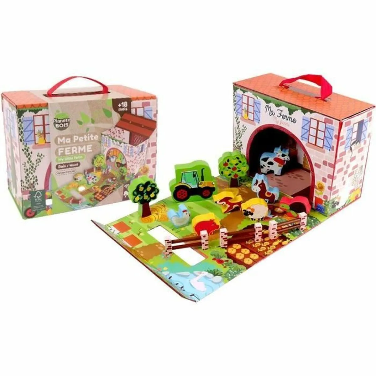 PLAYSET PLANETE BOIS MA PETITE FERME