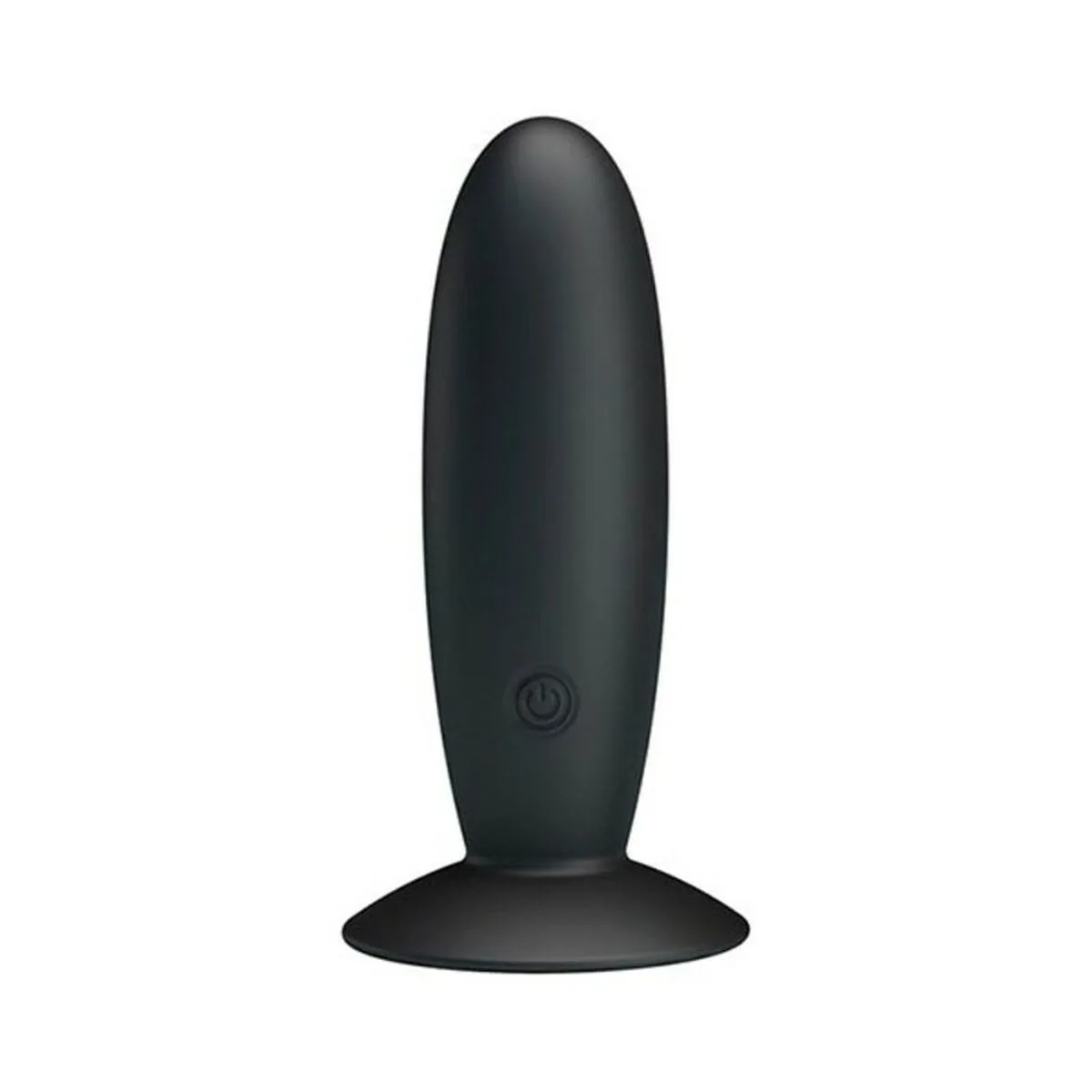 PLUG VIBRADOR ANAL PRETTY LOVE SILICONA VENTOSA NEGRO