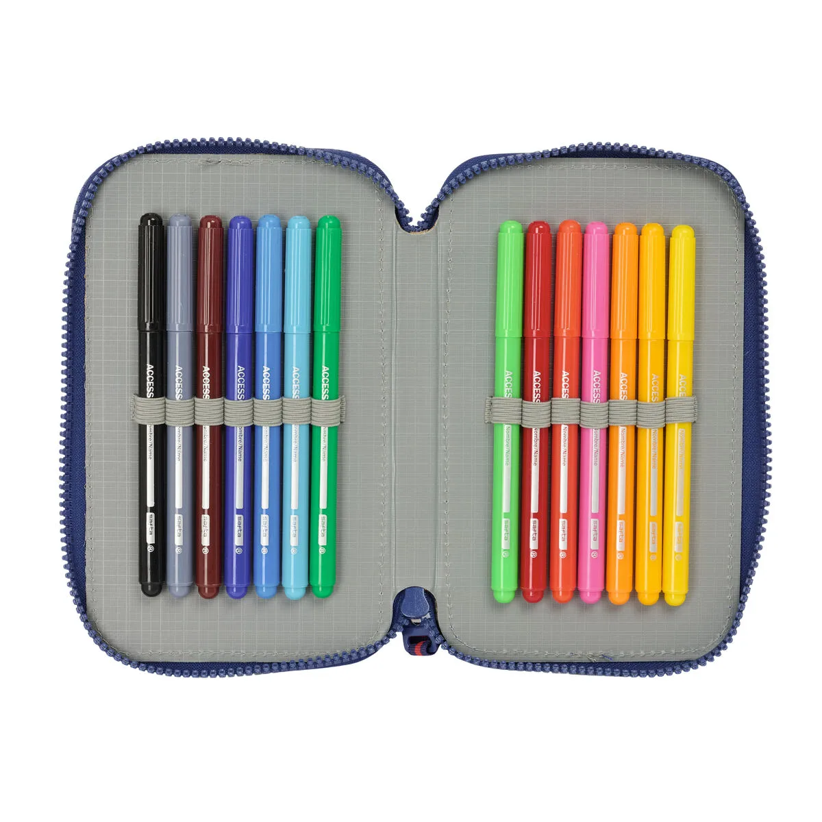 Plumier double harry potter captain blue marine 12 5 x 19 5 x 4 cm plumier double 29 pieces s431182852