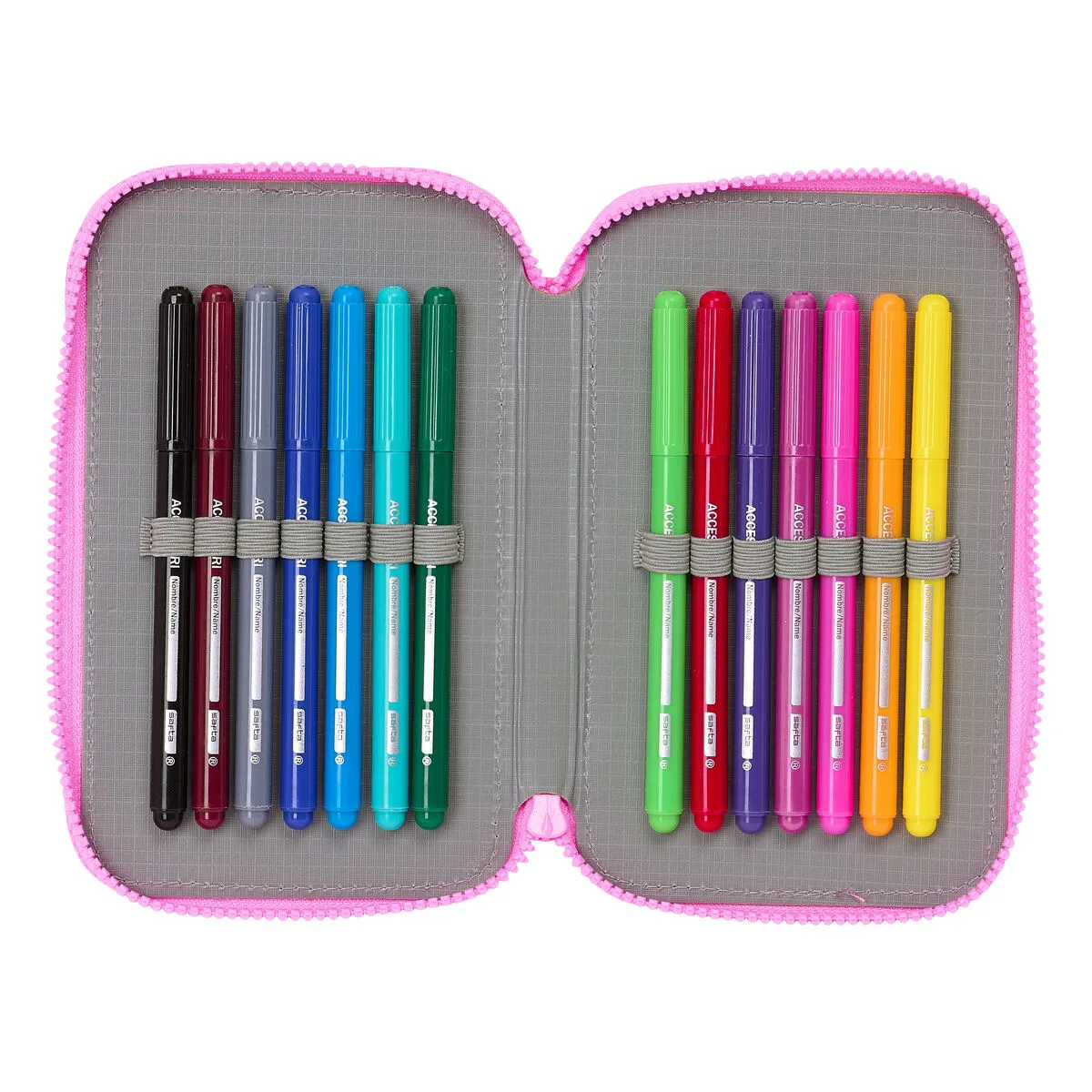 Plumier double my little pony magic rose turquoise 12 5 x 19 5 x 4 cm 28 pieces s431060735