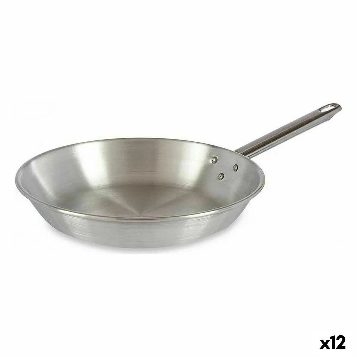 SARTÉN KINVARA 100124 PLATEADO ALUMINIO Ø 26 CM (12 UNIDADES)