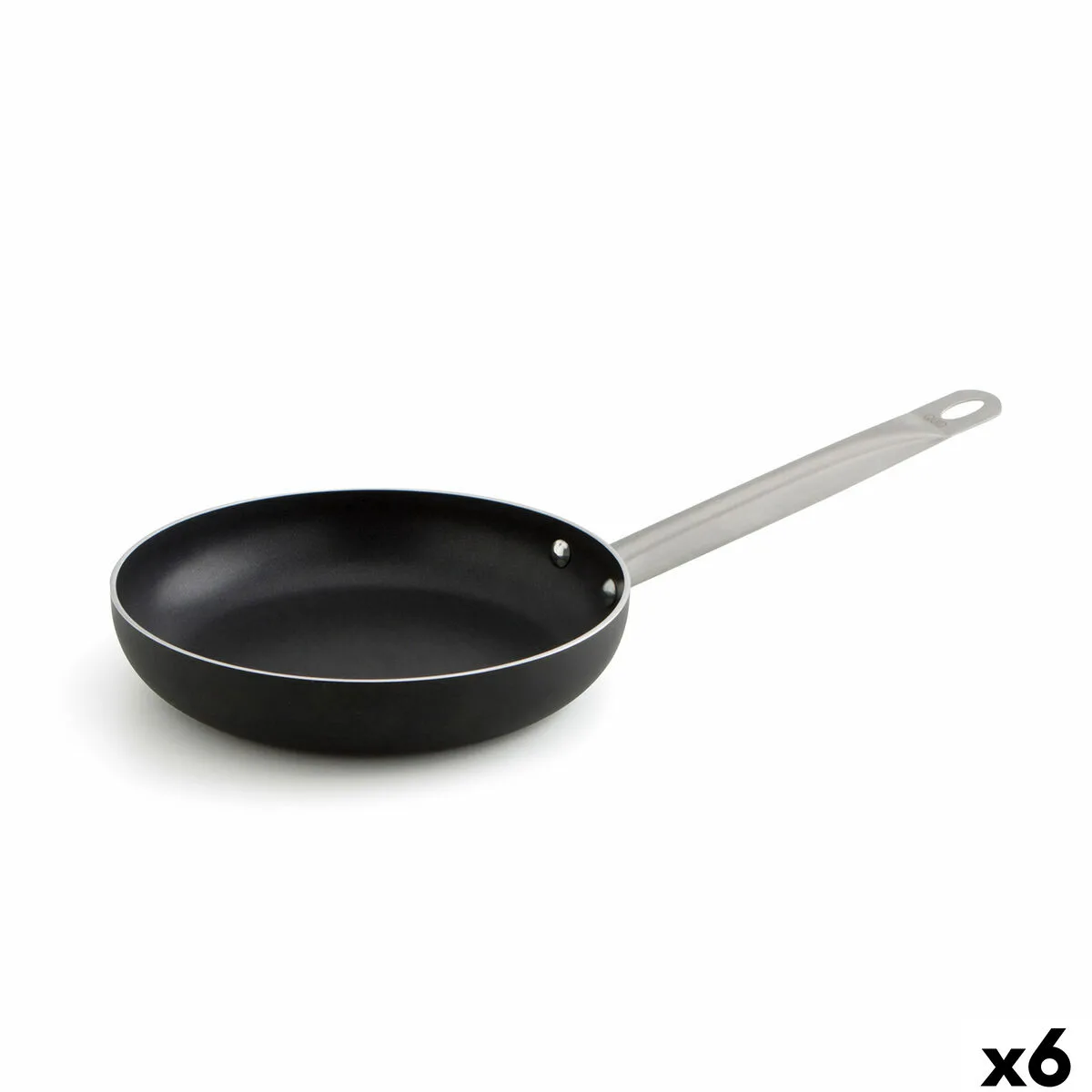 SARTÉN QUID PRO CHEF NEGRO METAL ACERO Ø 28 CM (6 UNIDADES)