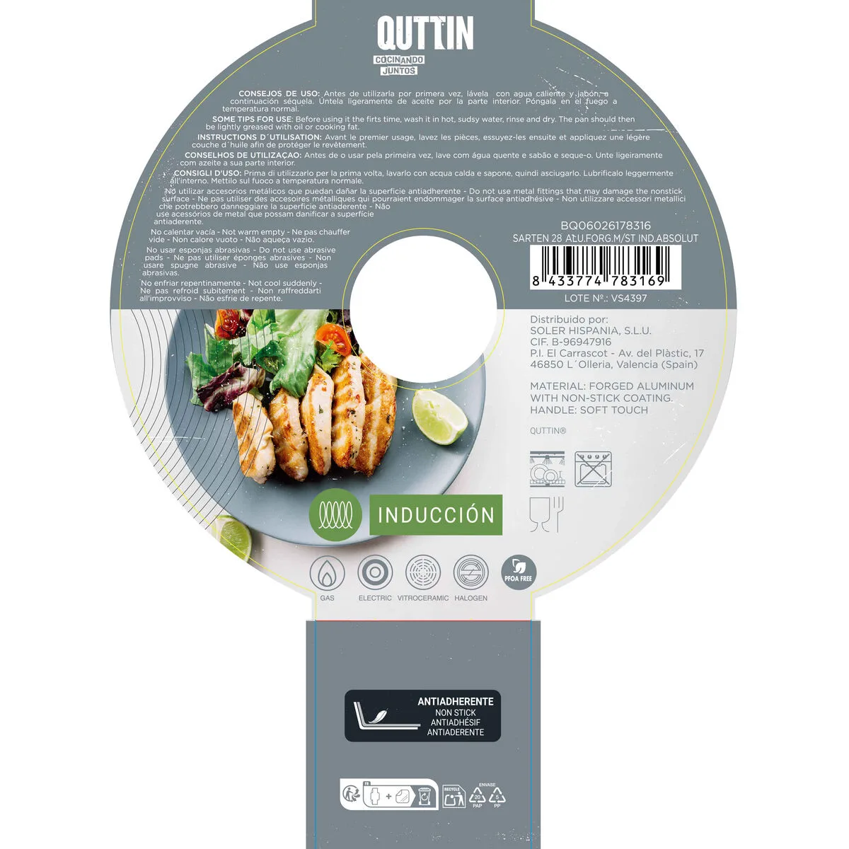 SARTÉN QUTTIN (6 UNIDADES)