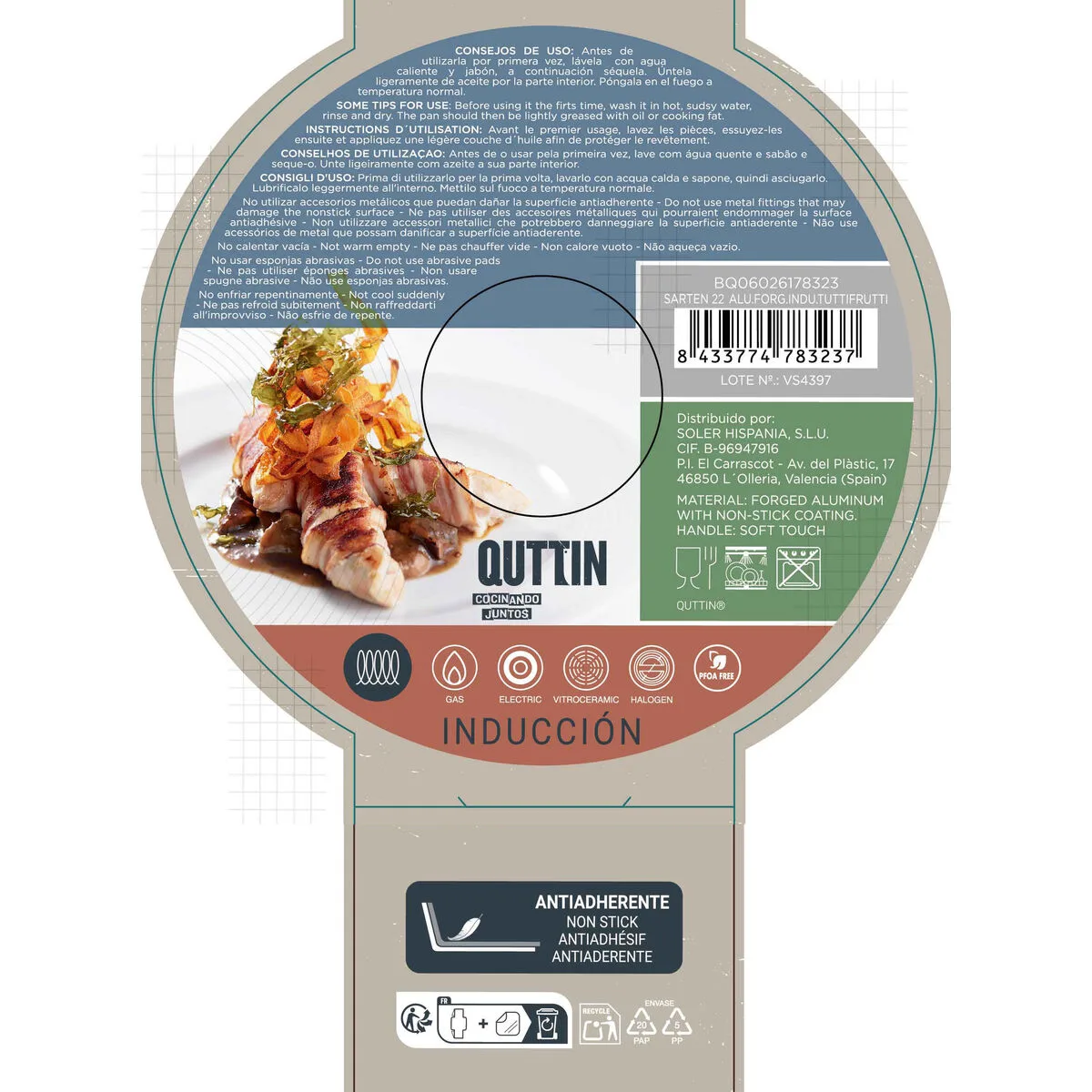 SARTÉN QUTTIN (6 UNIDADES)