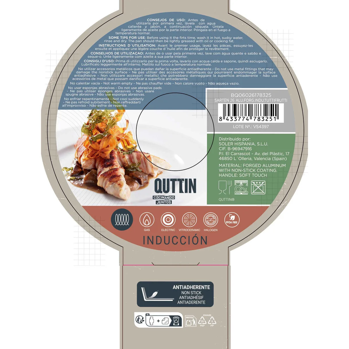 SARTÉN QUTTIN (6 UNIDADES)