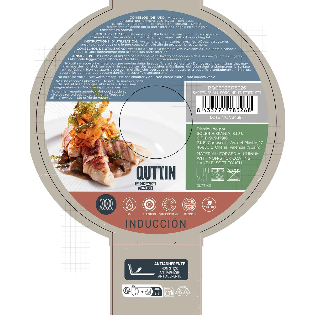 SARTÉN QUTTIN (6 UNIDADES)