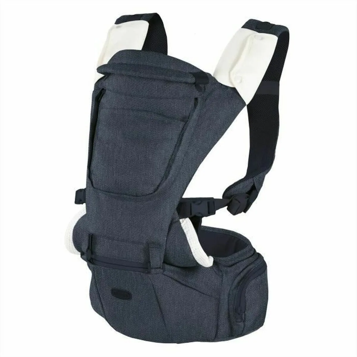 MOCHILA PORTABEBÉ CHICCO BABY CARRIER HIP SEAT DENIM + 0 AÑOS
