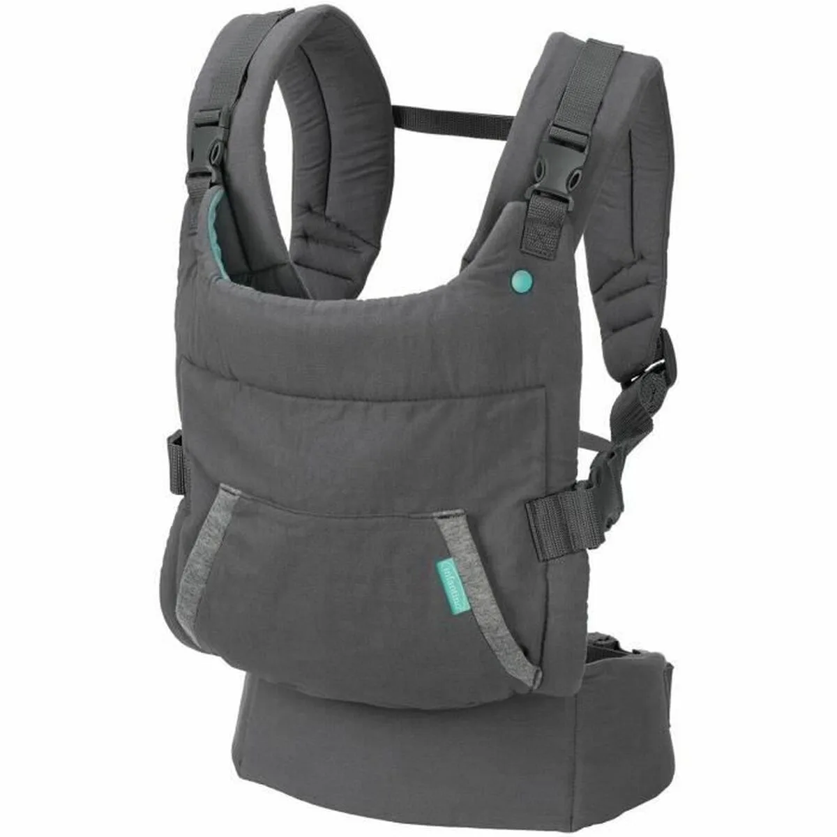MOCHILA PORTABEBÉ INFANTINO CUDDLE UP BEAR GRIS + 0 AÑOS + 0 MESES