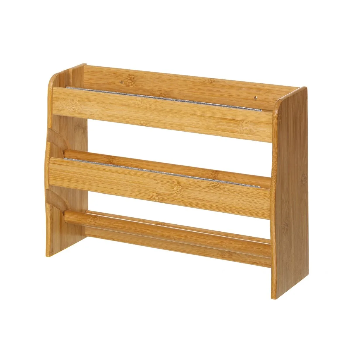 PORTARROLLOS DE COCINA NATURAL BAMBÚ 36 X 10 X 26 CM