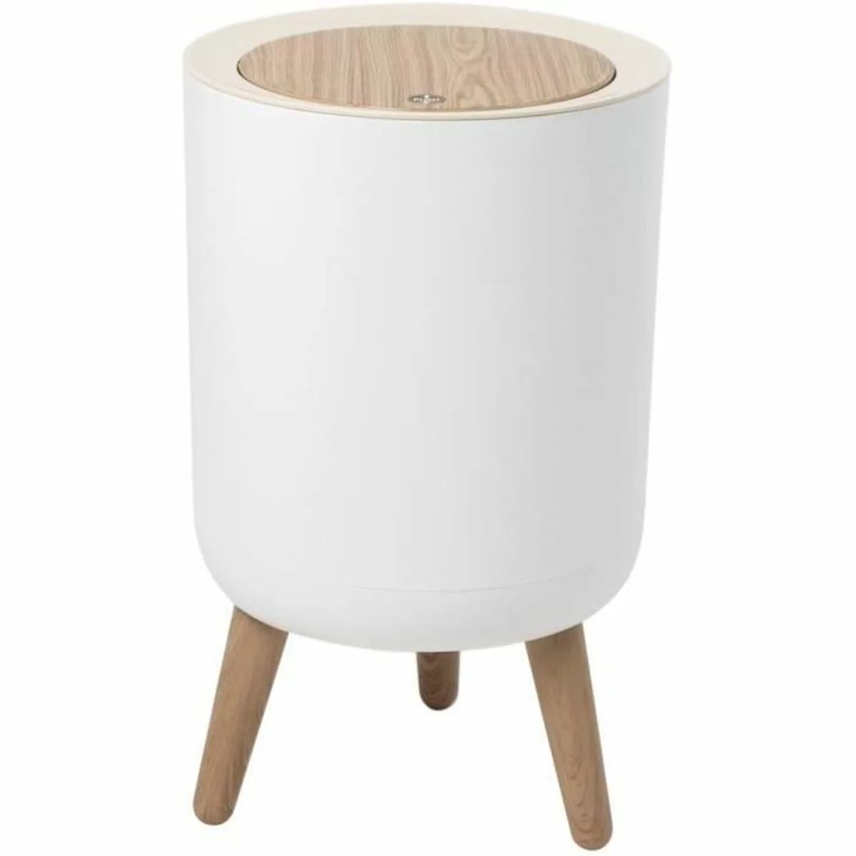 CUBO DE BASURA KITCHEN MOVE MARRÓN MADERA 7 L
