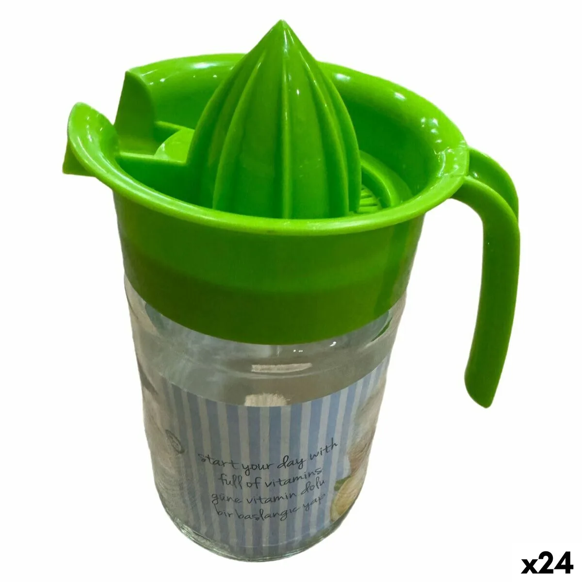 EXPRIMIDOR TITIZ VIDRIO 0,6 L (24 UNIDADES)