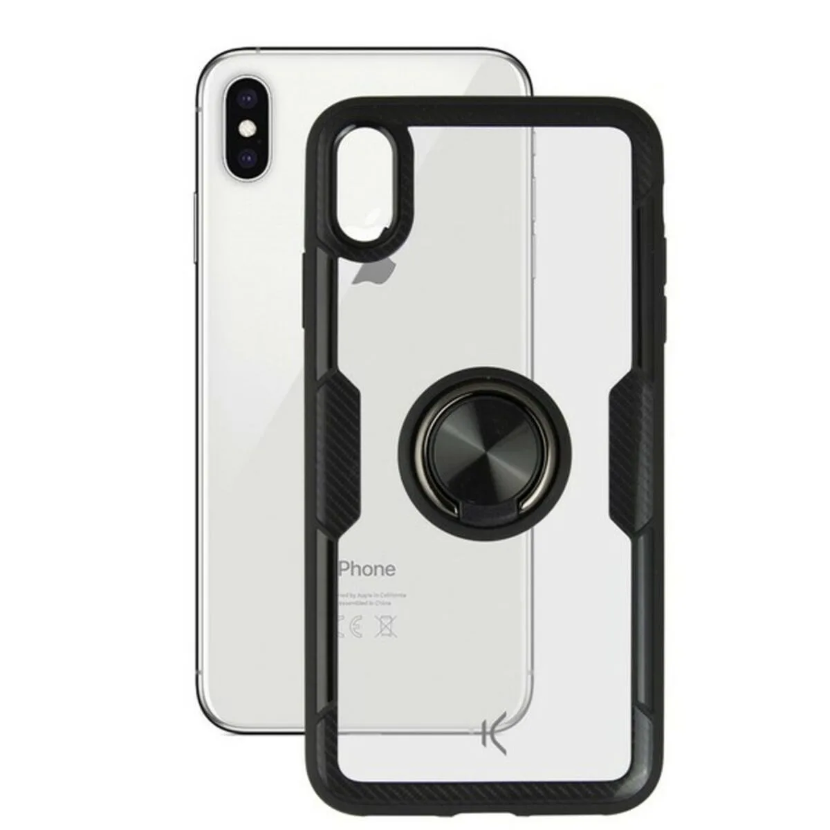 FUNDA PARA MÓVIL IPHONE KSIX TRANSPARENTE IPHONE XS MAX