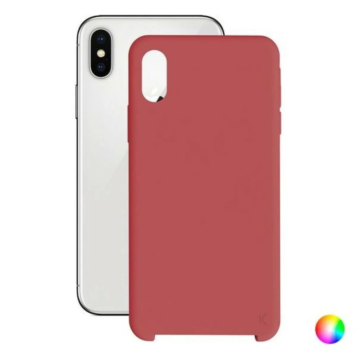 FUNDA PARA MÓVIL IPHONE X/XS KSIX SOFT IPHONE X, XS