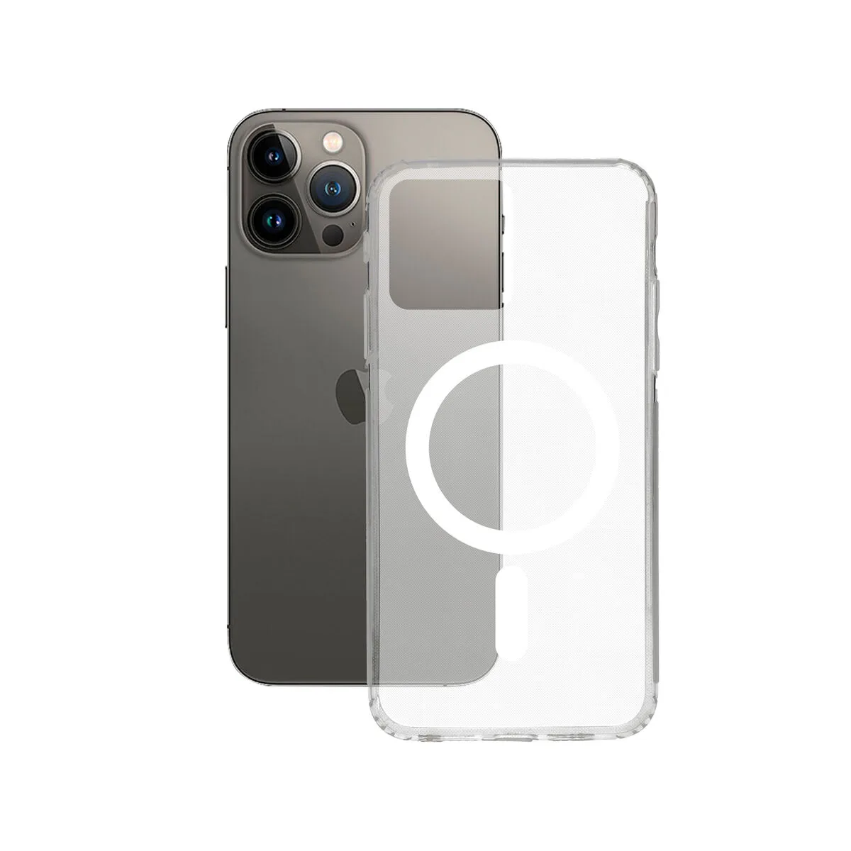 FUNDA PARA MÓVIL KSIX IPHONE 14 PLUS TRANSPARENTE IPHONE 14 PLUS