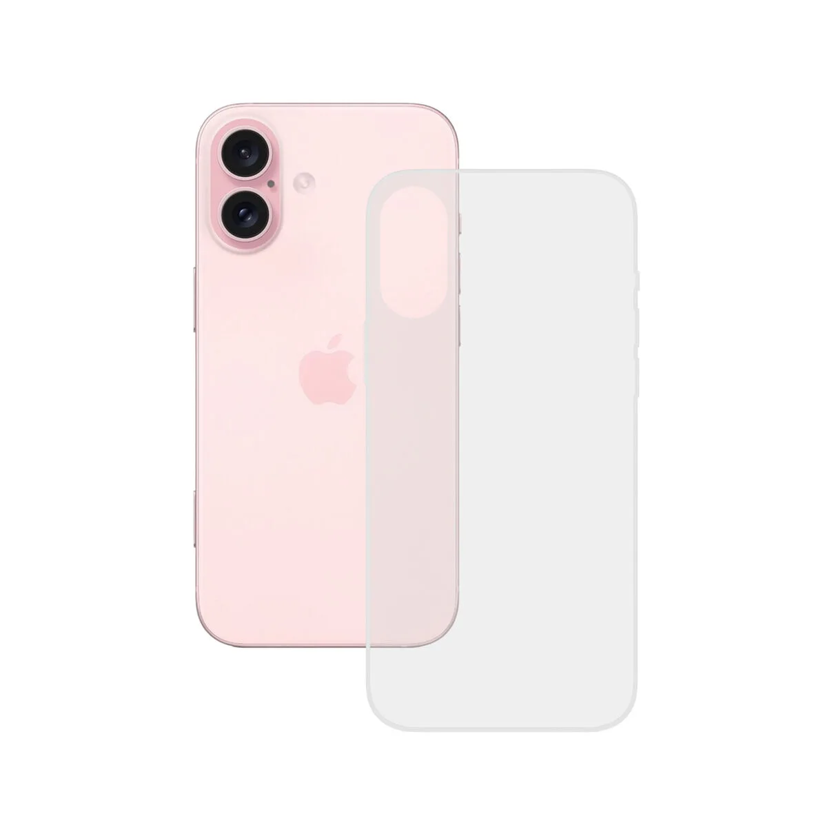 FUNDA PARA MÓVIL KSIX IPHONE 16 TRANSPARENTE