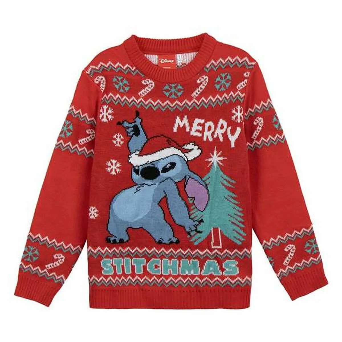 JERSEY UNISEX STITCH ROJO 8 AÑOS