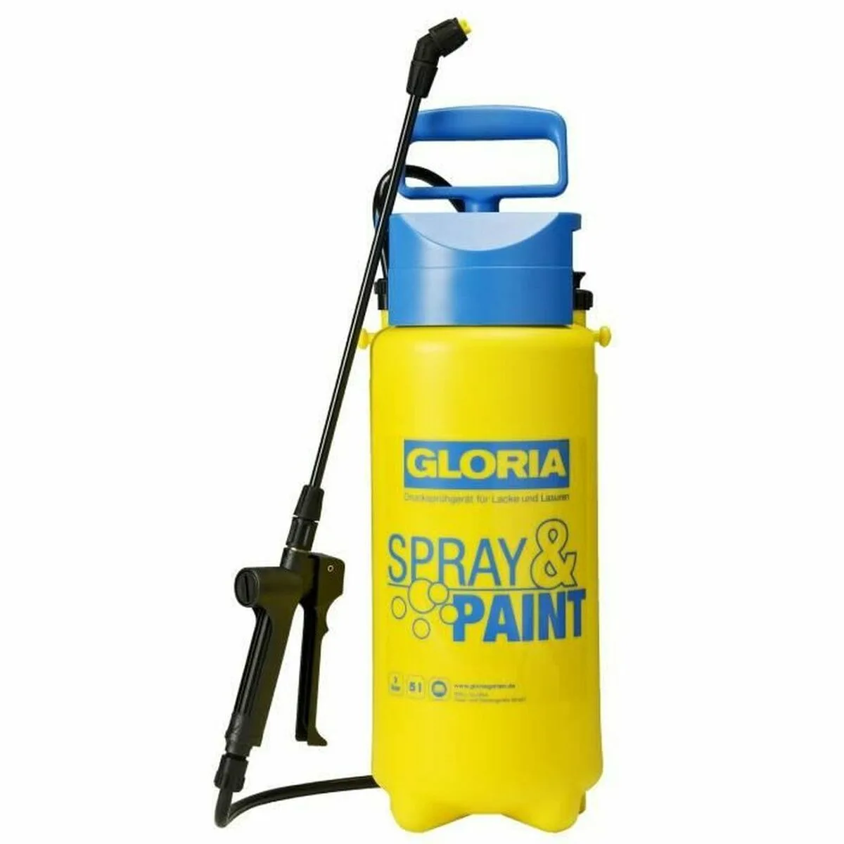 PULVERIZADOR GLORIA SPRAY & PAINT 3 BAR 5 L