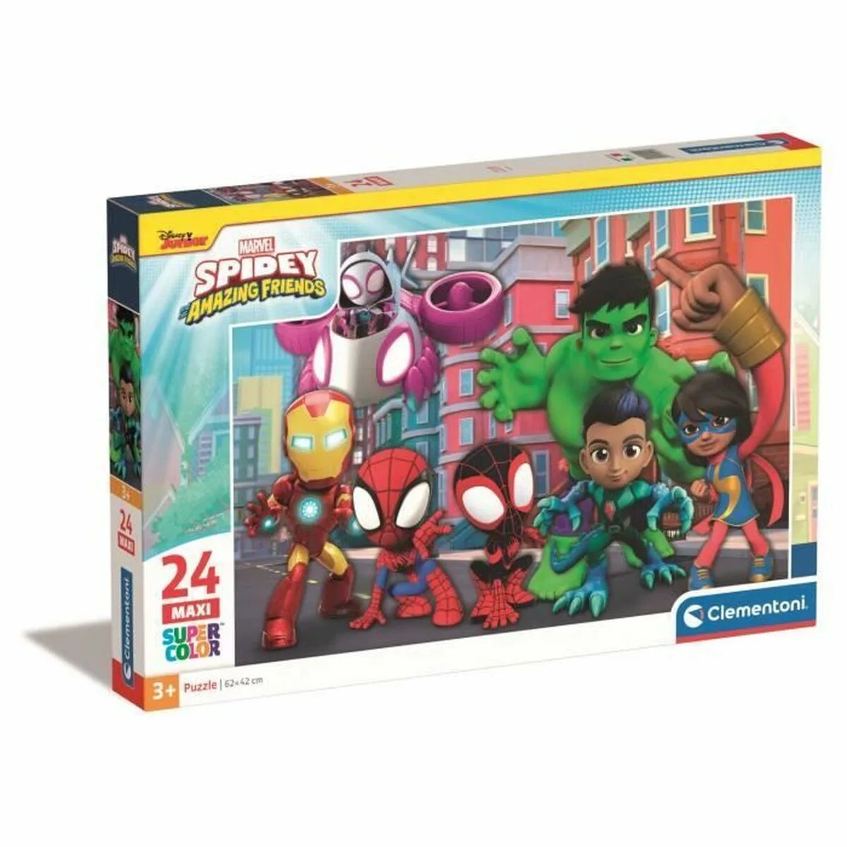 PUZZLE CLEMENTONI SPIDEY (24 UNIDADES)